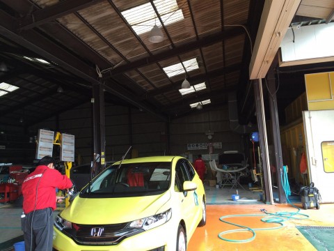 HONDAフィット　コーティングメンテナンス