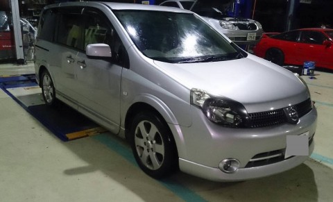 日産　ラフフェスタ（NISSAN　LAFESTA)鈑金塗装事例