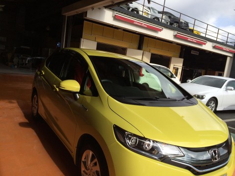 HONDAフィット　コーティングメンテナンス