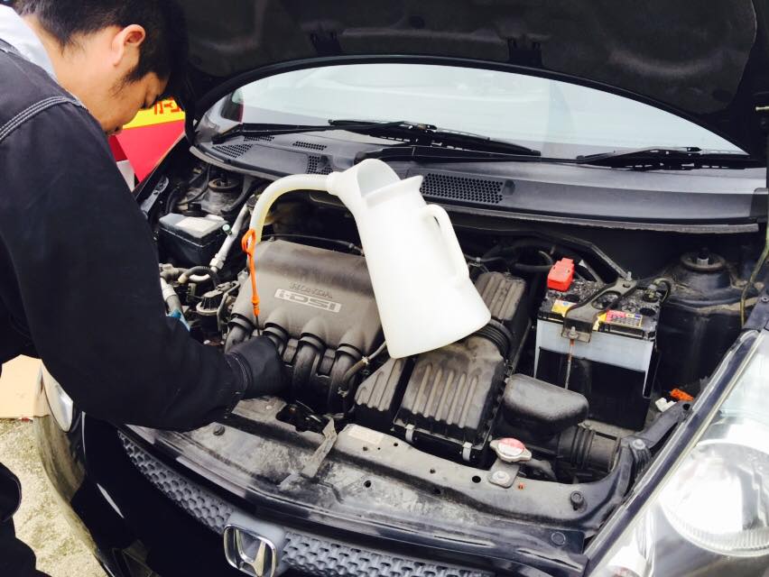 ホンダ フィットの出張点検整備