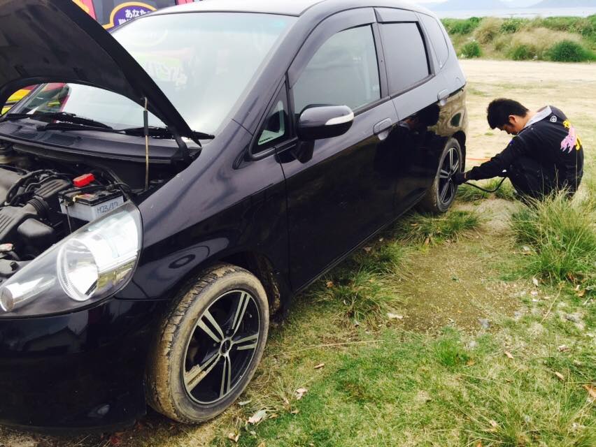 ホンダ フィットの出張点検整備