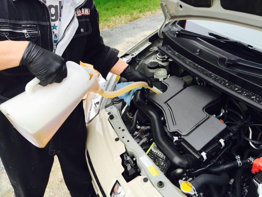 トヨタ パッソの6ヶ月点検及び整備