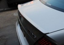 メルセデスベンツ　E55　AMG(mercedes-benz)　リアウィング取り付け　塗装　自動車修理事例