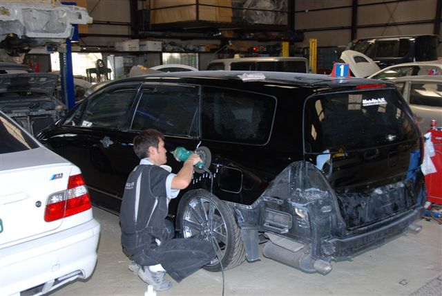 ホンダ　オデッセィ（HONDA)　全塗装（オールペン）　ガラスコーティング　加工　制作車両　自動車修理事例