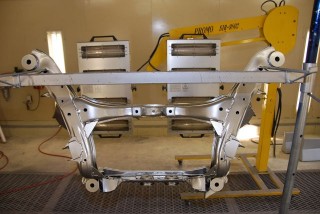 日産　シルビア　S15（NISSAN)　　メンバー補強　自動車修理事例