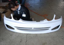 トヨタ　アリスト（TOYOTA)　車楽（SHARAKU)　エアロパーツ販売　塗装　取り付け事例