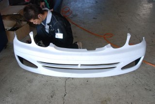 トヨタ　アリスト（TOYOTA)　車楽（SHARAKU)　エアロパーツ販売　塗装　取り付け事例