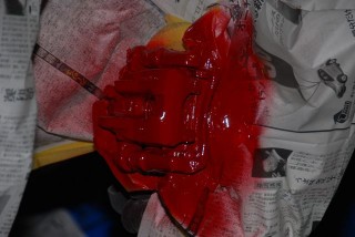 トヨタ　カローラルミオン（TOYOTA)　4輪キャリパー塗装　自動車修理事例