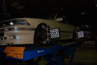 トヨタ　ソアラ（TOYOTA)　4輪アライメント　アムテックス　自動車修理事例