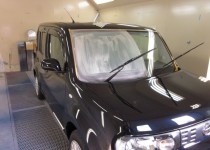 日産　キューブ(NISSAN CUBE)　ガラスコーティング　リアルガラスコート　ハイパービュー(SOFT99)　