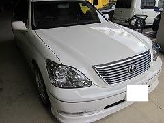 北九州市若松区M様★トヨタ　セルシオ（TOYOTA　CELSIOR）オイル交換の巻★(´・ω・)σ 　