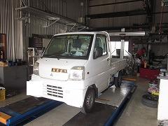 北九州市八幡西区☆M様★三菱　ミニキャブ(MITSUBISHI MINICAB)　オイル交換・ブロアモーター交換( ^-^)/★,｡･
