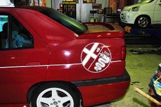 アルファロメオ(ALFA　ROMEO)全塗装　自動車修理事例