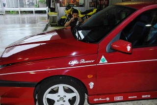 アルファロメオ(ALFA　ROMEO)全塗装　自動車修理事例