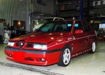 アルファロメオ(ALFA　ROMEO)全塗装　自動車修理事例