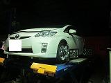 福岡県古賀市にお住まいのM様☆トヨタ　プリウス（TOYOTA PRIUS) ☆タイヤ交換&アライメント　アムテックス社製4輪アライメントテスター使用