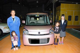 遠賀郡☆I様　スズキ　スペーシア(SUZUKI　SPACIA)　Jプランで新車のご成約ありがとうございます。