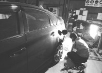 プリウス（PRIUS）　塗装風景