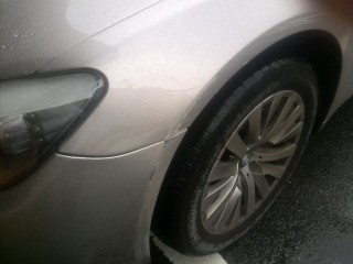 BMW750 バンパー＆フェンダー修理