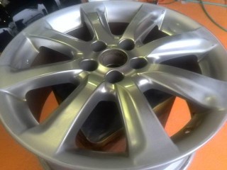 トヨタ　クラウンアスリート (TOYOTA CrownAthlete) ホイール塗装①