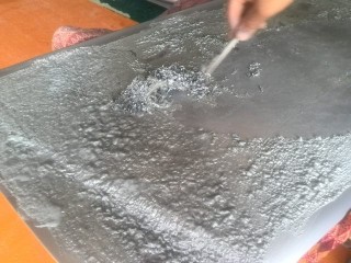 ベンツ　ボンネットのメンテナンス塗装