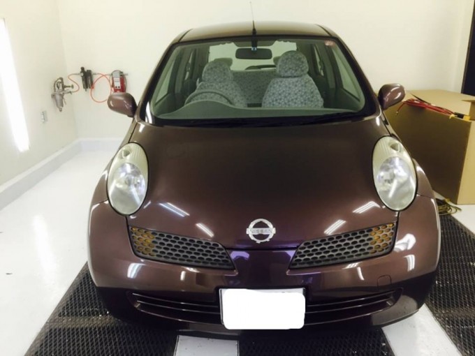 NISSAN MARCH（ニッサン マーチ）塗装完了！