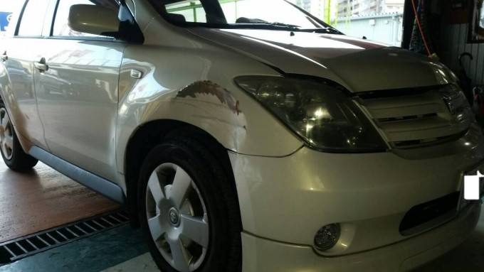 TOYOTA ist（トヨタ イスト）修理完了！