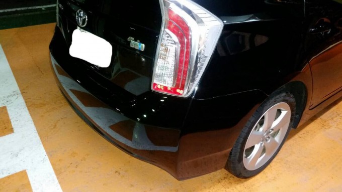 TOYOTA PRIUS（トヨタプリウス）リヤバンパーの修理