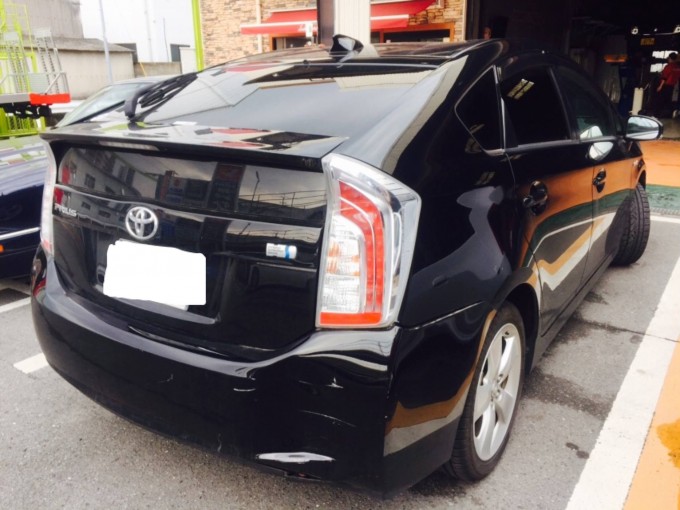 TOYOTA PRIUS（トヨタプリウス）リヤバンパーの修理