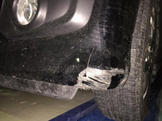 HONDA N-WGON(ホンダ エヌワゴン)フロントバンパー修理