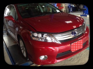 LEXUS HS（レクサスエイチエス）フロント廻り後期仕様完成！