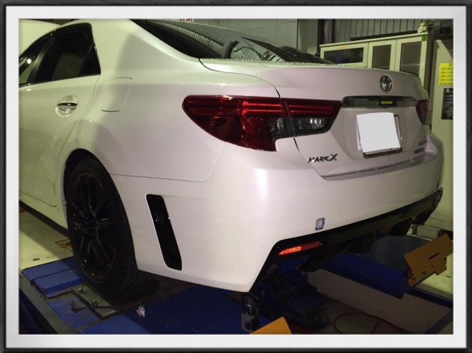 TOYOTA MARK X（トヨタマークエックス）フロント・リア廻り、G's廻り移植