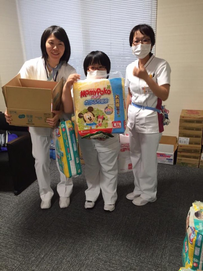 熊本地震　支援物資第2便、お届け完了！