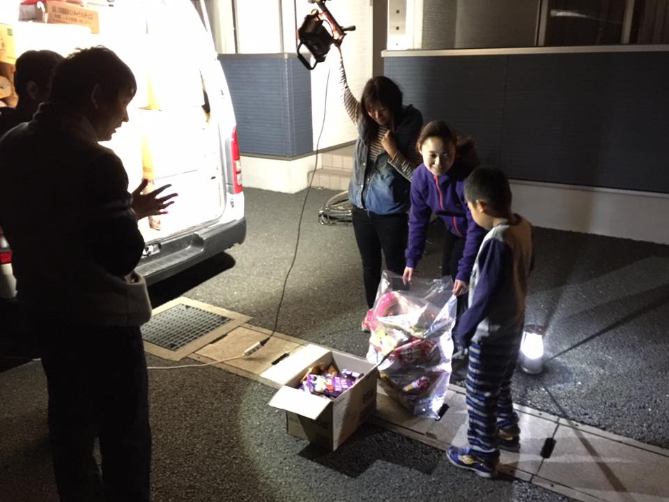 熊本地震　支援物資、無事お届け完了