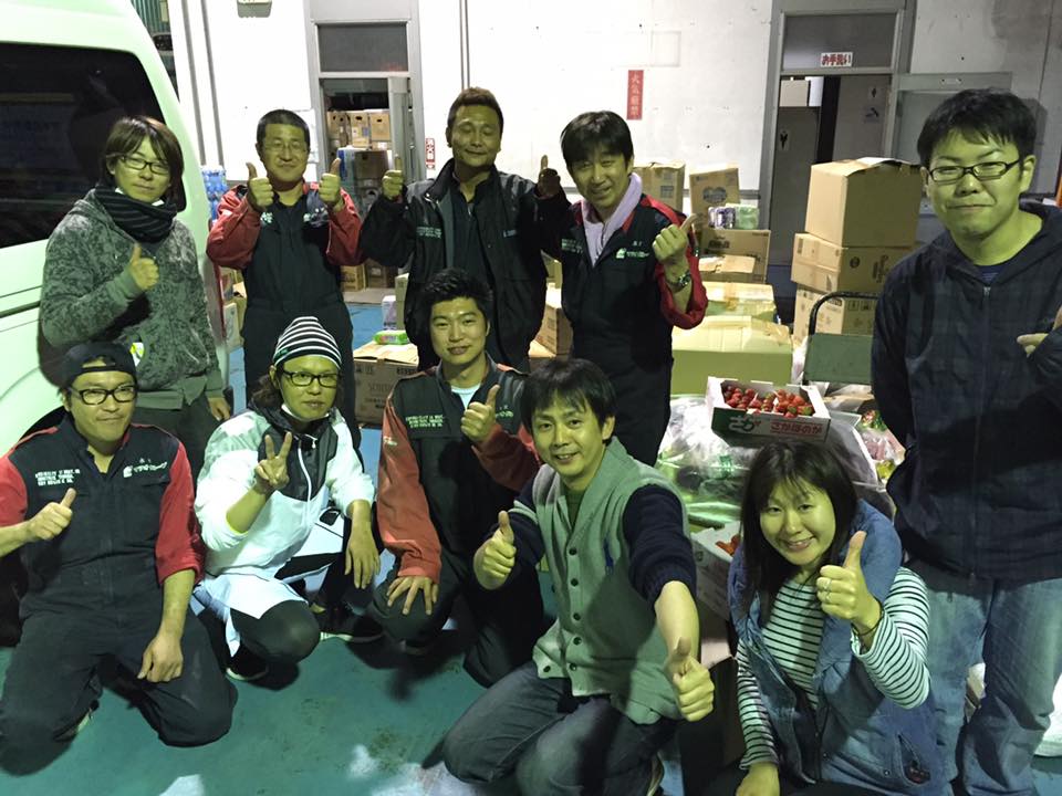 支援物資、無事お届け完了