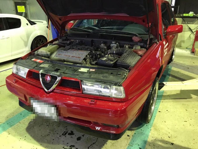 ALFA ROMEO 155（アルファロメオ155）クラッチマスターシリンダー及びレリーズシリンダー交換