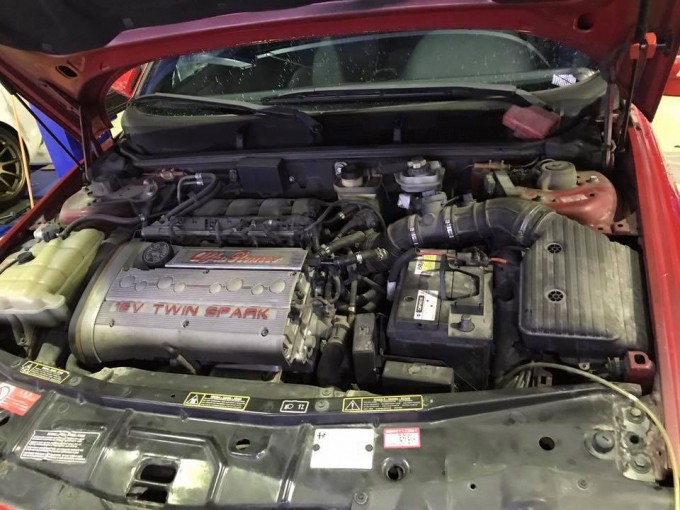 ALFA ROMEO 155（アルファロメオ155）クラッチマスターシリンダー及びレリーズシリンダー交換